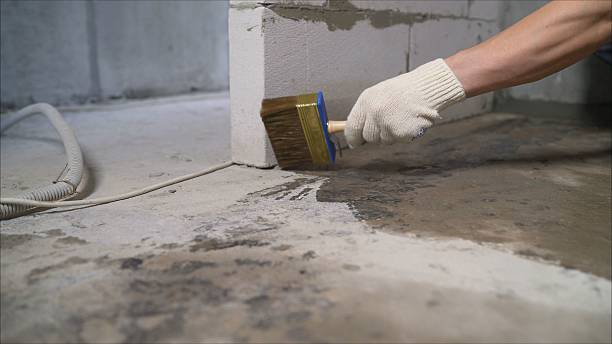 SJ Waterproofing Pros Basement Waterproofing coverage map for Houston, OH and surrounding area
